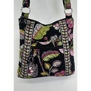 Vera Bradley Moon Blooms Floral Crossbody Large Hipster Purse Retired Print